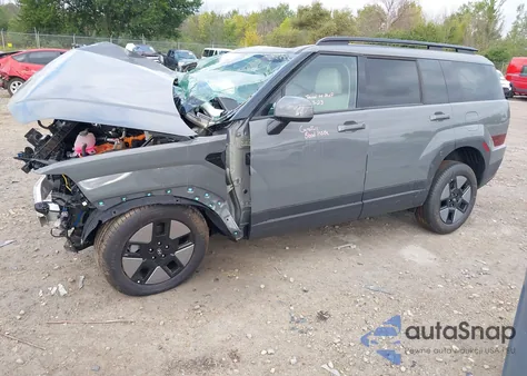 2025 Hyundai Santa Fe Hybrid Sel z USA, uszkodzony, nr VIN 5NMP2DG19SH063681